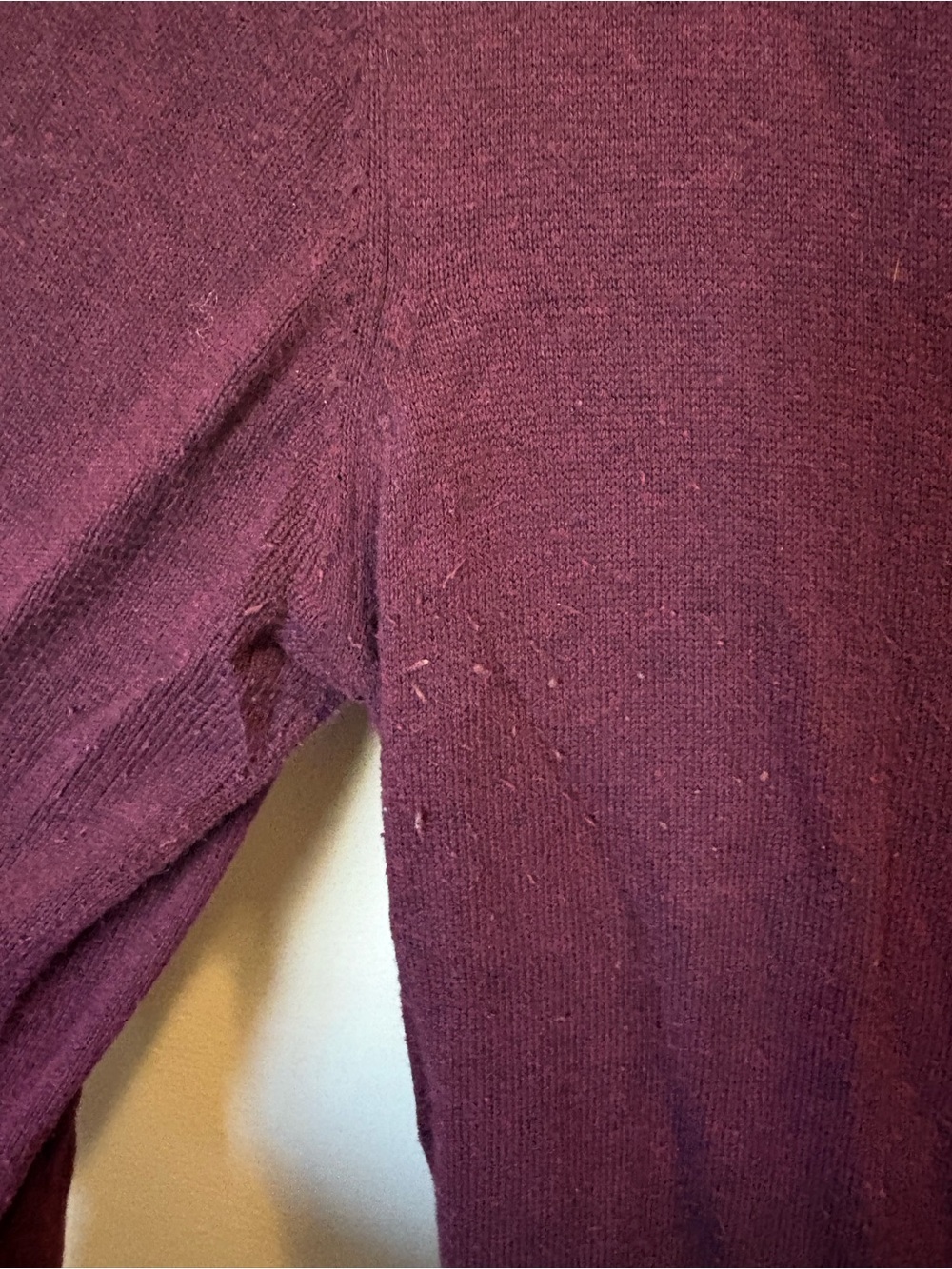 ModCloth Plum Button-Up V-Neck Cardigan - Picture 2 of 6